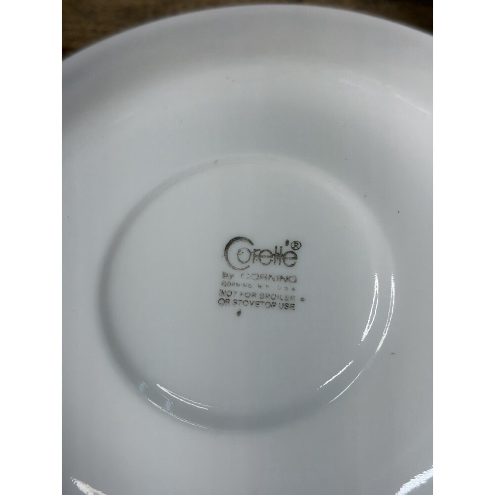 Corelle MORNING BLUE Saucer Plates 6.25” Blue Floral Set of 8 + 2 Bowls Nice! - Picture 4 of 7